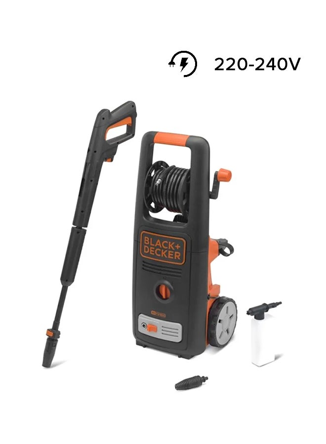 220/240V Pressure Washer High Performance With TSS And Lock System Ideal For Home Garden And Car 135 Bar 1800W BXPW1800E-B5 Orange/Black