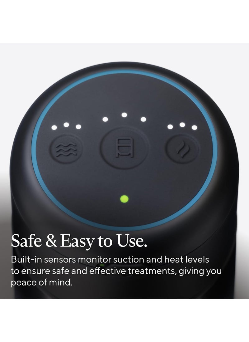 Therabody TheraCup Single - Portable Cupping Therapy - Muscle Tension Relief and Blood Circulation Device for Professionals & On-The-Go Athletes - Smart Cupping Therapy with ThermaVibration Technology