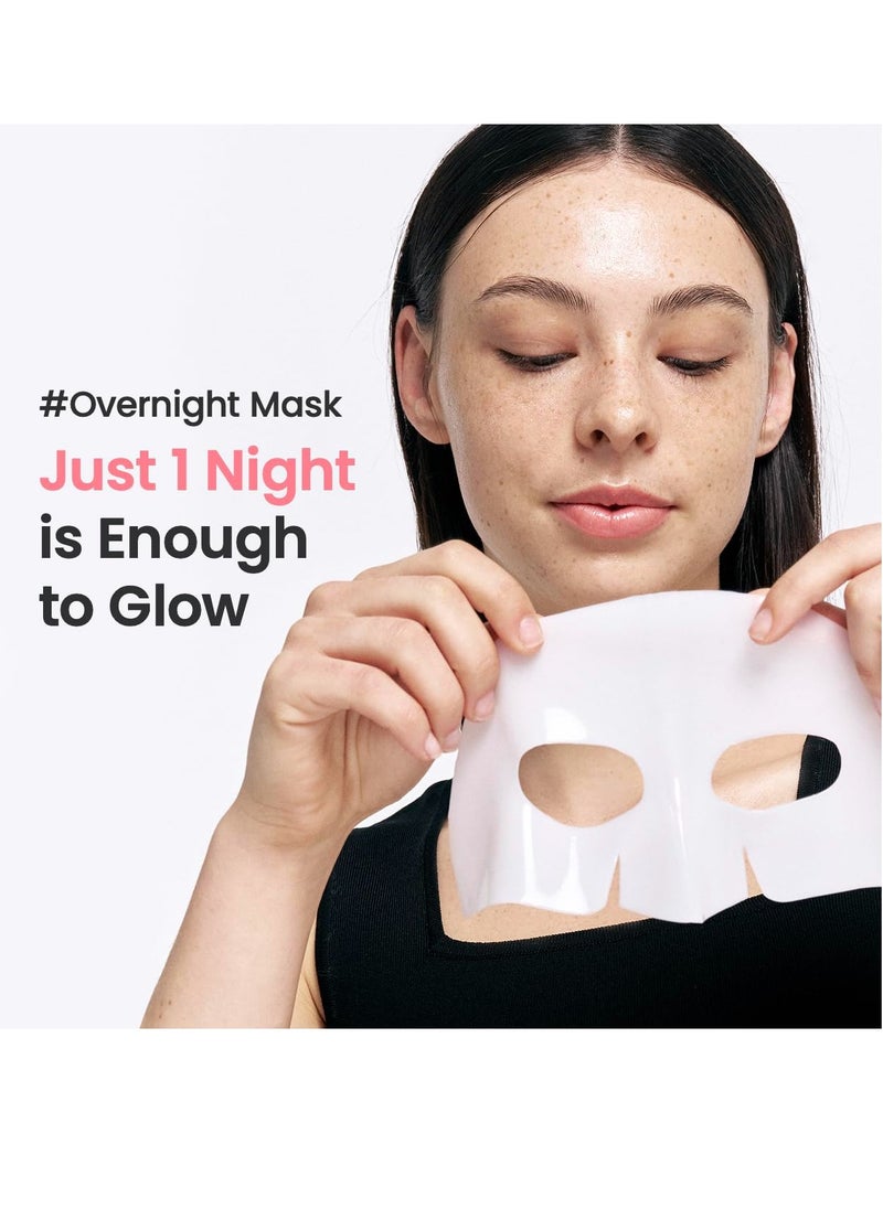 Bio Collagen Real Deep Mask Hydrating Overnight Hydrogel Mask Pore Minimizing Elasticity Improvement 34g 4ea