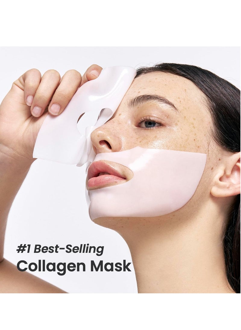 Bio Collagen Real Deep Mask Hydrating Overnight Hydrogel Mask Pore Minimizing Elasticity Improvement 34g 4ea