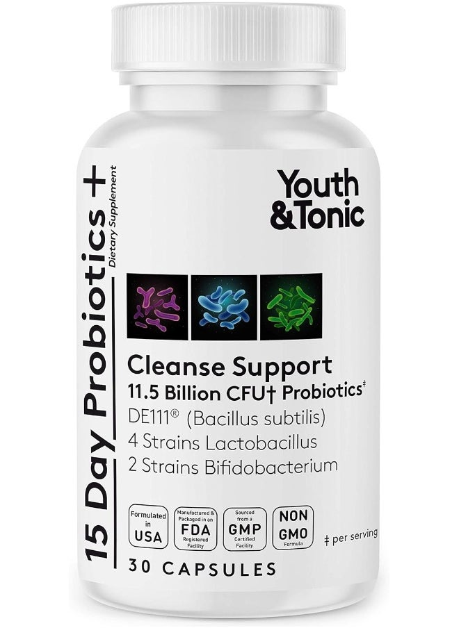 Probiotic Supplement for 15 Day Cleanse