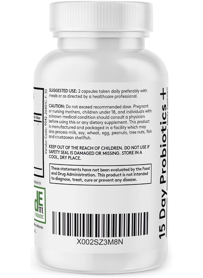 Probiotic Supplement for 15 Day Cleanse