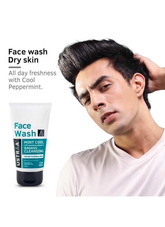 Face Wash For Dry Skin Mint Cool 100G