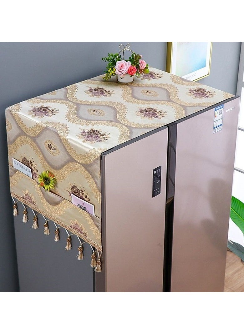 Anti Slip Refrigerator Dust Cover Dust Cloth Cover