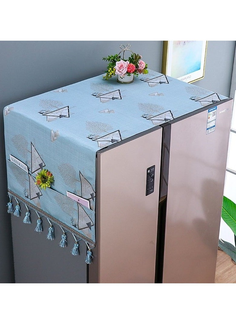 Anti Slip Refrigerator Dust Cover Dust Cloth Cover