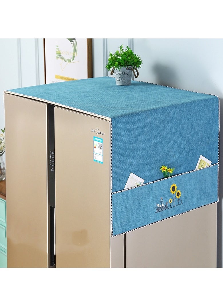 Anti Slip Refrigerator Dust Cover Dust Cloth Cover