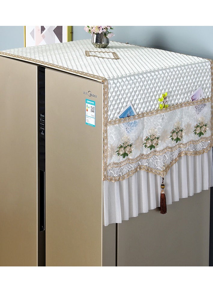 Anti Slip Refrigerator Dust Cover Dust Cloth Cover