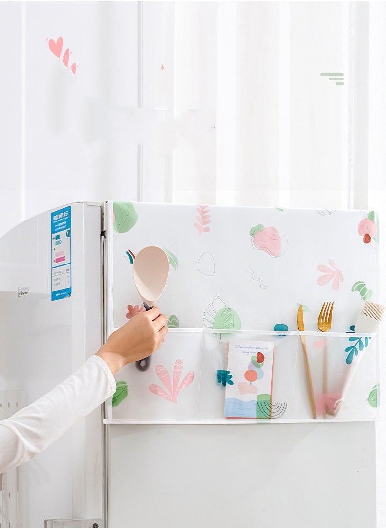 Thickened Refrigerator Dust Cover Storage Hanging Bag