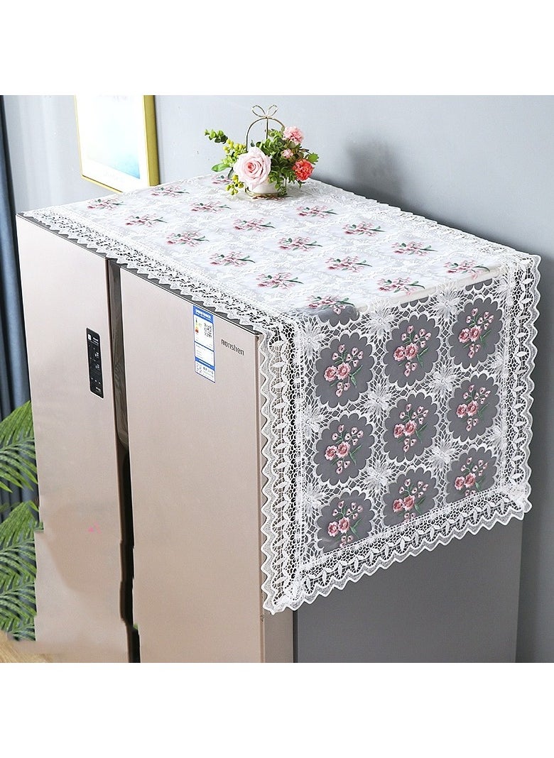 Refrigerator Lace Dust Cover Cloth