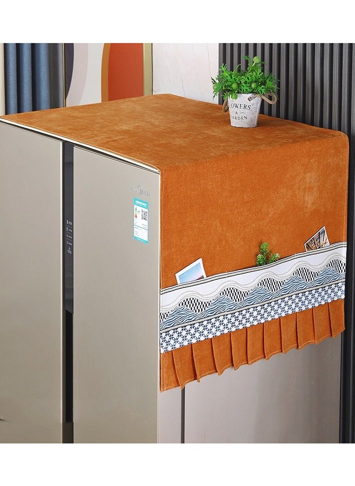 Anti Slip Refrigerator Dust Cover Dust Cloth Cover