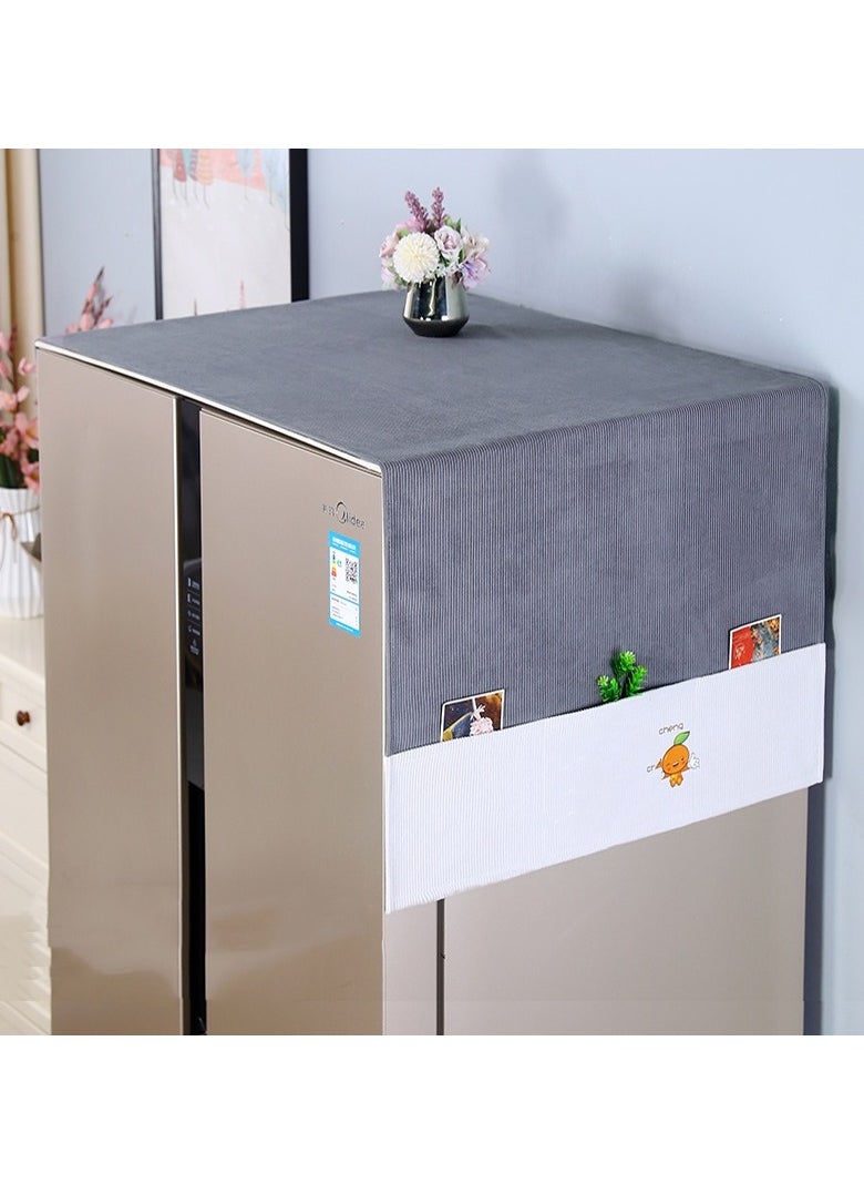 Anti Slip Refrigerator Dust Cover Dust Cloth Cover