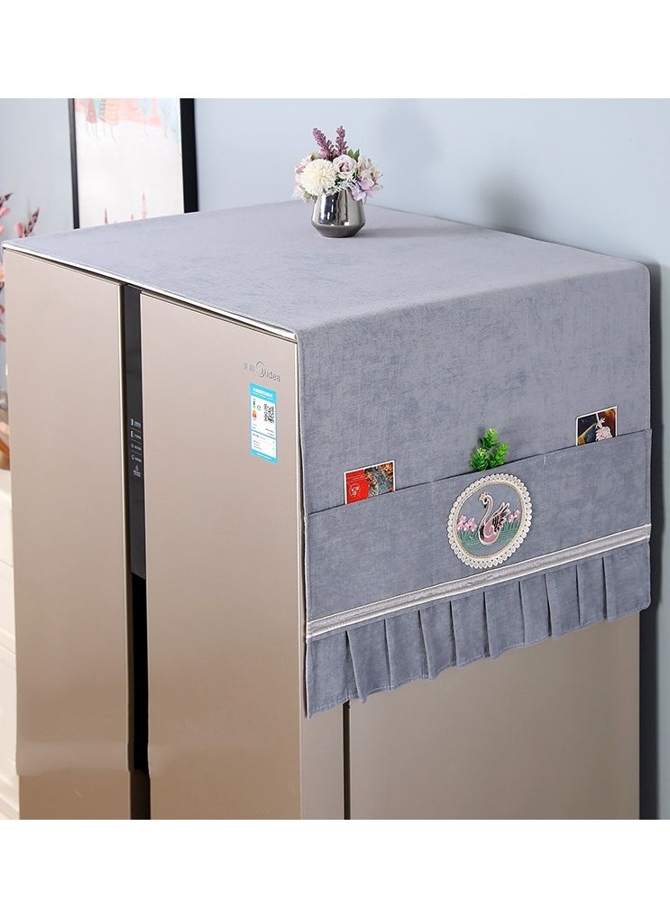Anti Slip Refrigerator Dust Cover Dust Cloth Cover