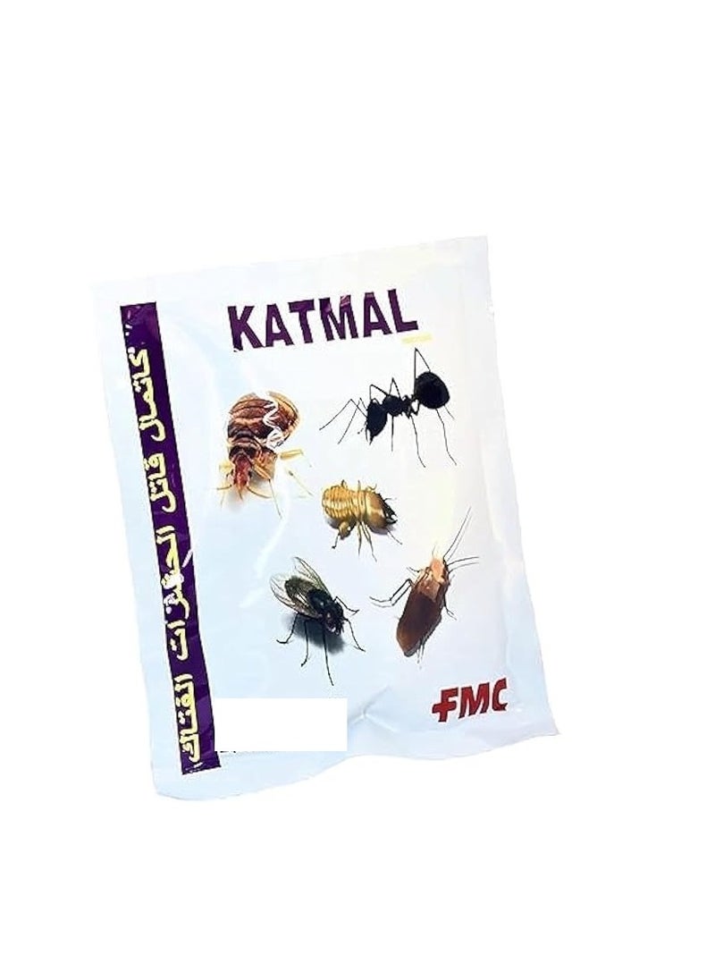 5 Pcs 500g Katmal All Insects Terminator Powder is a Powerful Insecticide Designed to Effectively Control a Broad Range of Household Pests.