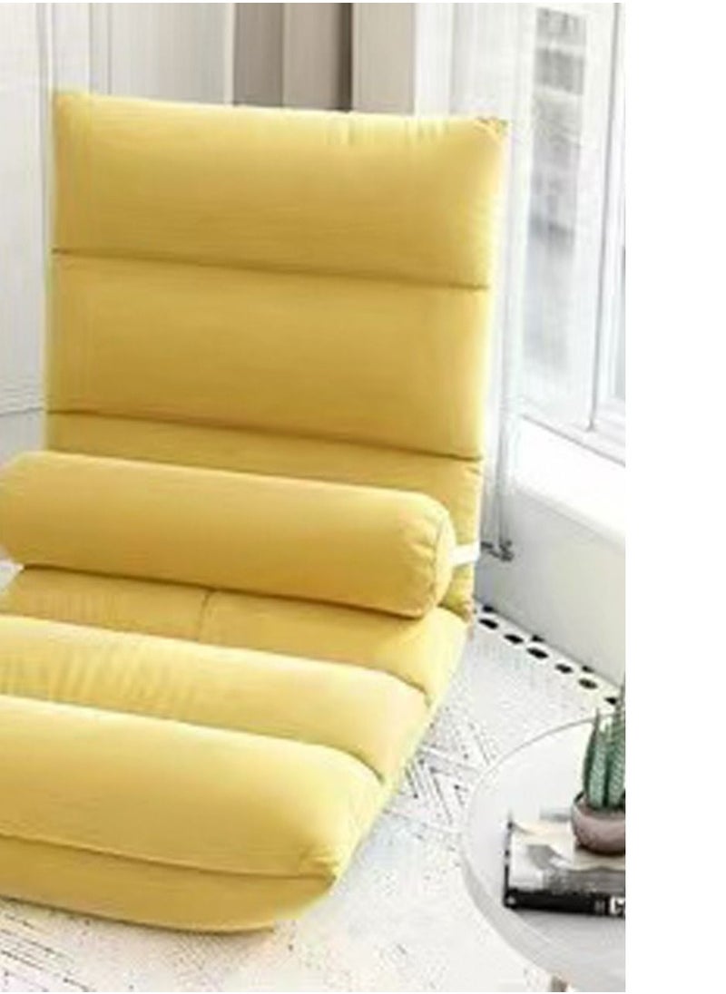 Adjustable Lazy Floor Sofa Folding Cushion for Reading Games Meditating Padded Gaming Chair