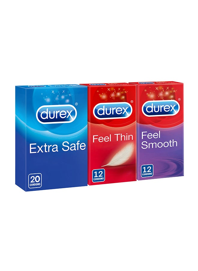 Pack of 3 Smooth Feel Thin Condom