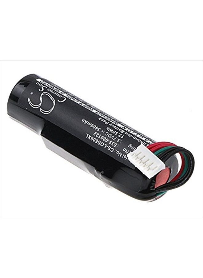 3400mAh / 12.58Wh Replacement Battery for Logitech UE ROLL