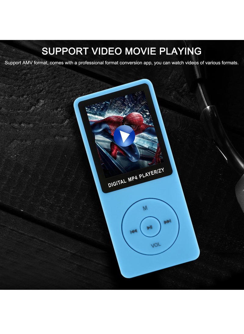 MP3 MP4 Player 32 GB Music Player 1.8'' Screen Portable MP3 Music Player with FM Radio Voice Recorde for Kids Adult
