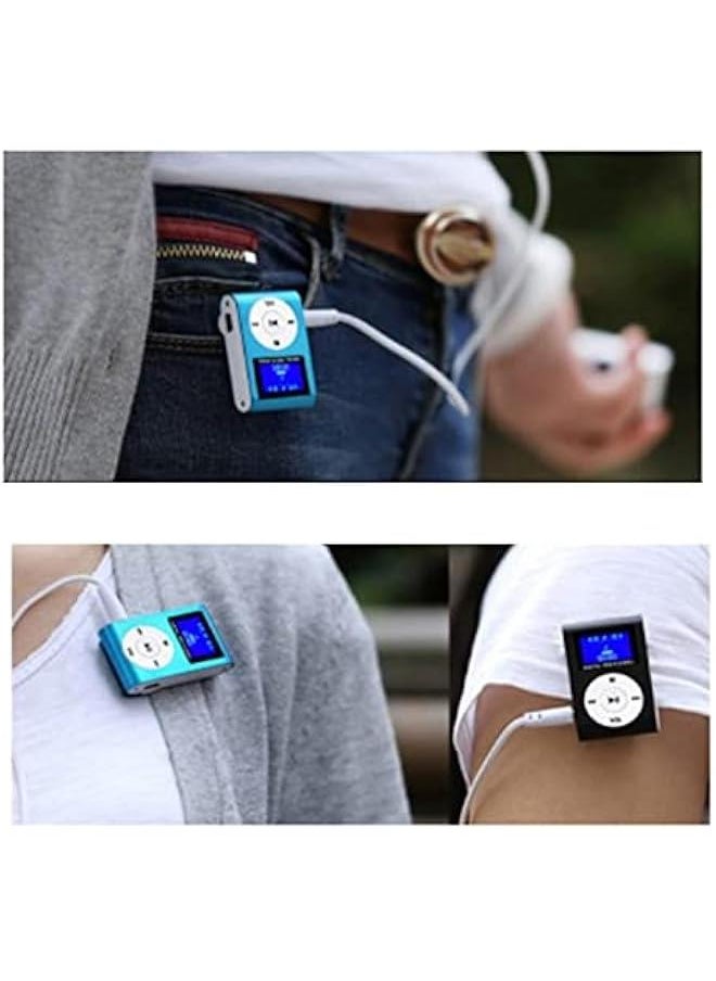 Mini MP3 Player, Portable Music Player with Metal Shell, Lavalier Design, Digital HiFi Audio Player for Kids Students Sports Running Walking