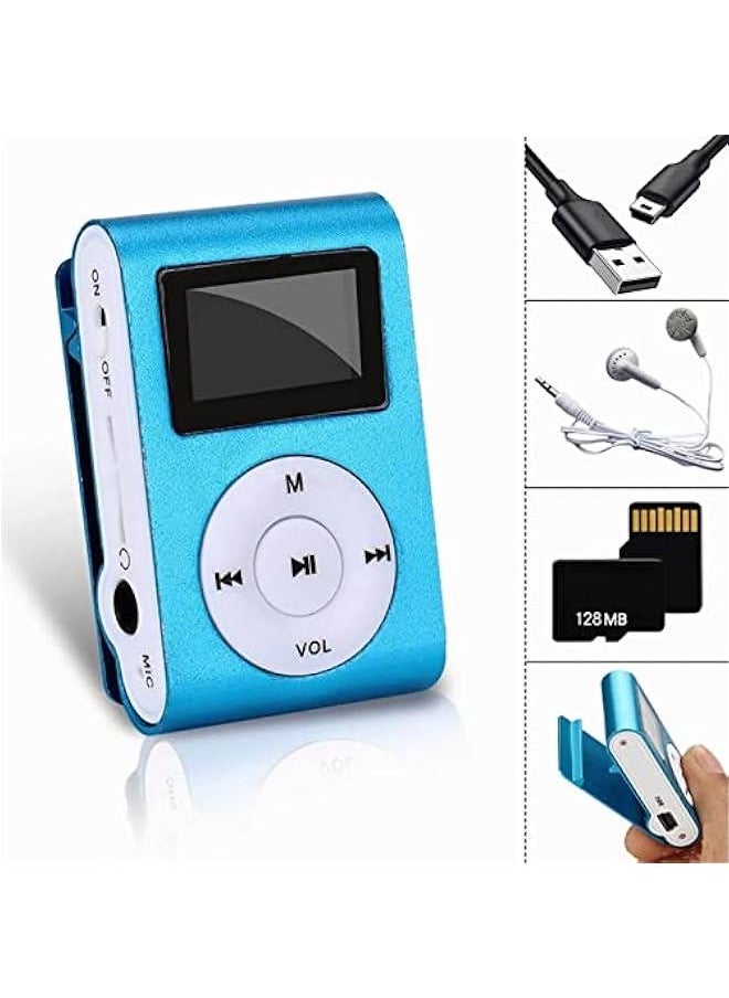 Mini MP3 Player, Portable Music Player with Metal Shell, Lavalier Design, Digital HiFi Audio Player for Kids Students Sports Running Walking