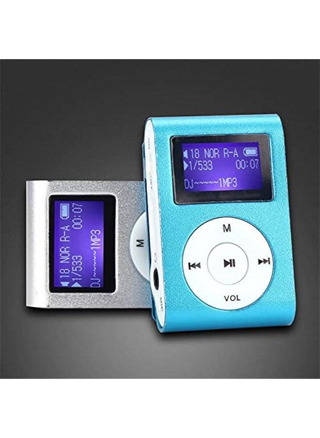 Mini MP3 Player, Portable Music Player with Metal Shell, Lavalier Design, Digital HiFi Audio Player for Kids Students Sports Running Walking