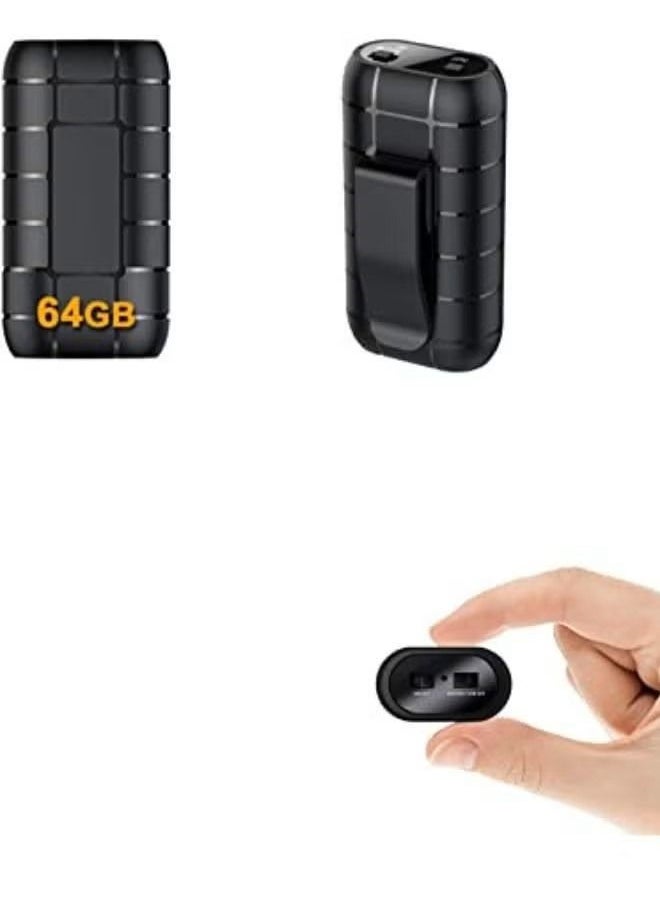 64GB Magnetic Voice Activated Recorder,1000 Hours Recording Capacity,Continuous Recording for 6 Days,Digital Audio Recorder, Small Recording Devices