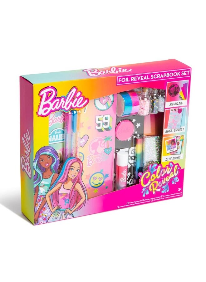Barbie Color Reveal Foil Reveal Scrapbook Set