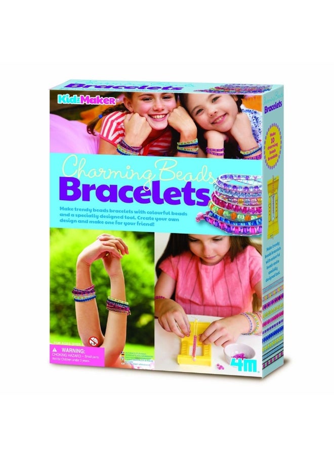 KidzMaker Charming Beads Bracelets Craft Kit