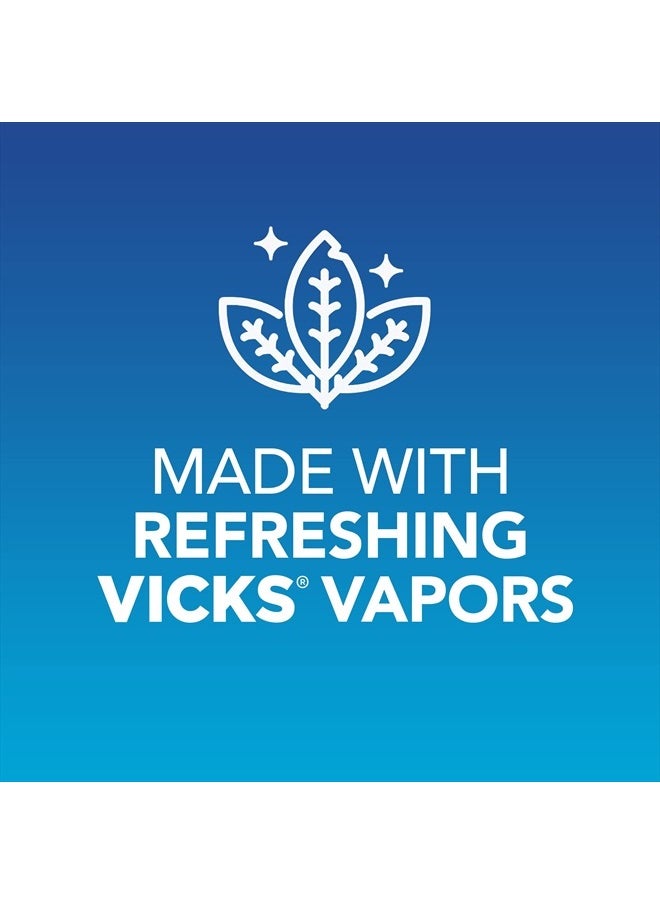 VapoInhaler, On-the-Go Portable Nasal Inhaler, Non-Medicated, With Refreshing Vicks Vapors, Menthol Scent , 2 Scented Sticks