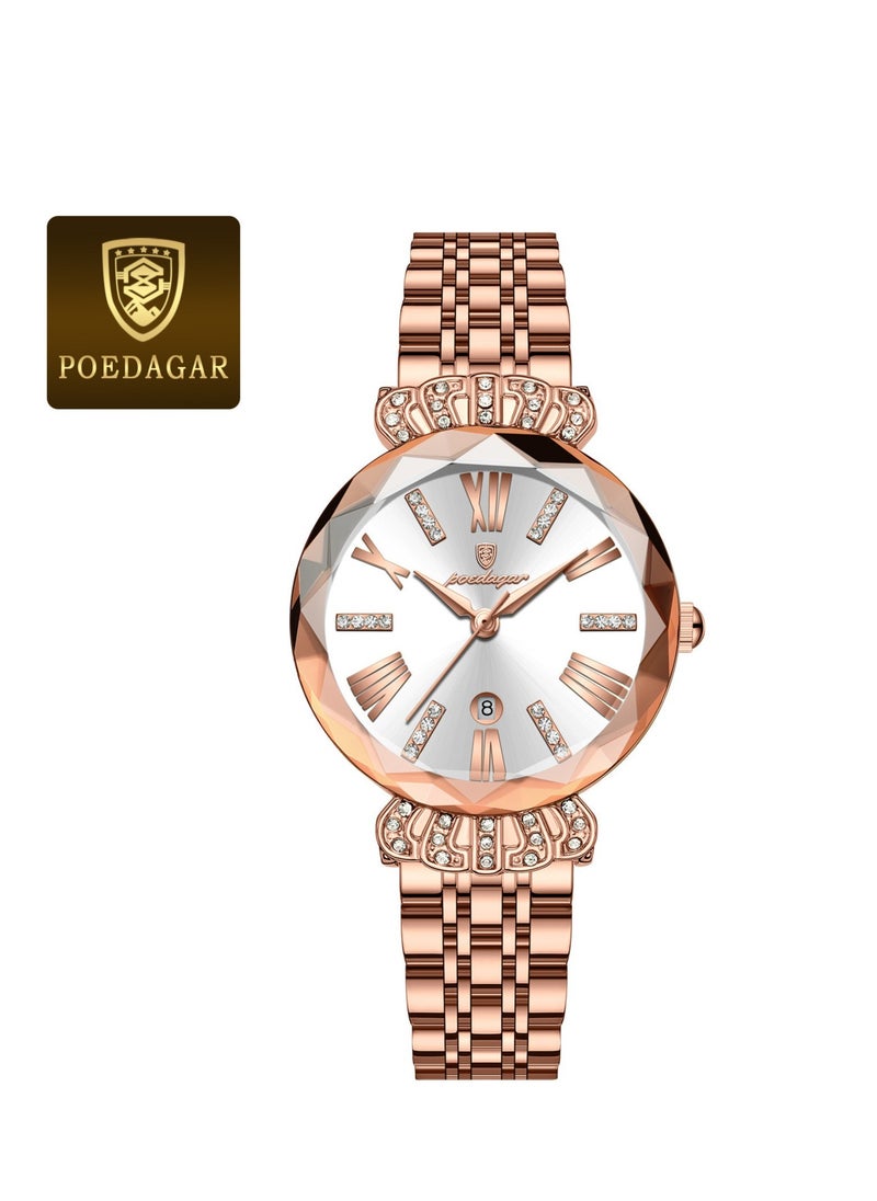 Ladies Fashionable Diamond Waterproof Quartz Watch