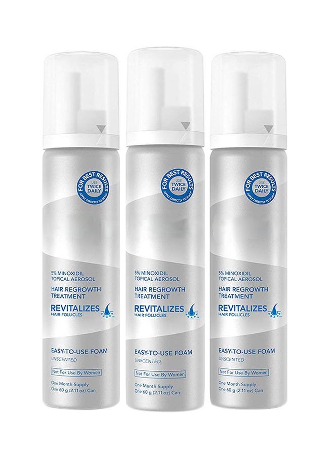 Hair Regrowth Treatment Pack Of 3