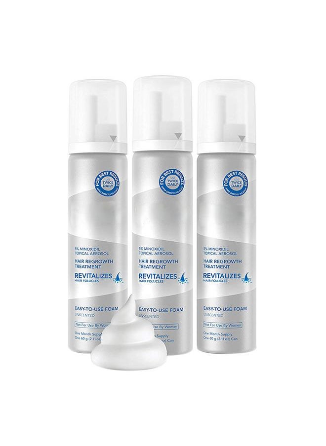 Hair Regrowth Treatment Pack Of 3