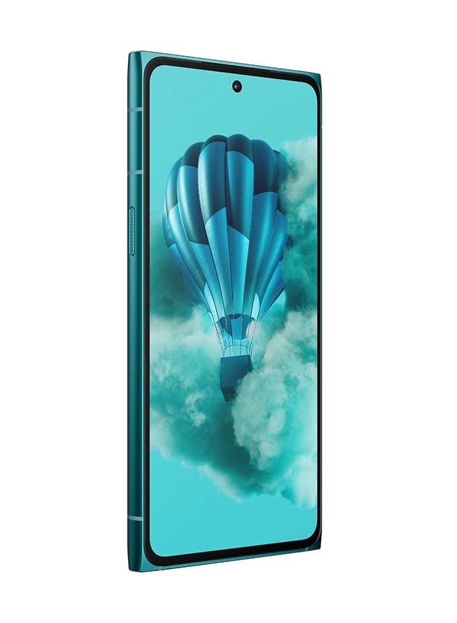 Skyline 5G Dual SIM Blue Topaz 12+12GB RAM 256GB + 3 axis Foldable Gimbal + 1 year Screen Damage Protection - Middle East Version