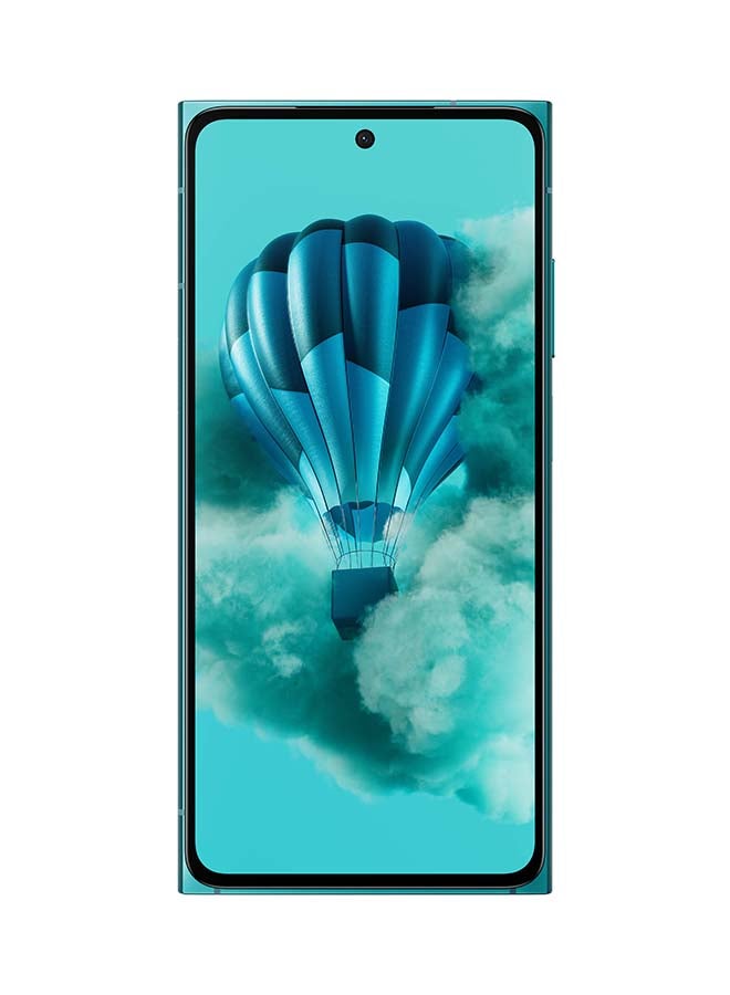 Skyline 5G Dual SIM Blue Topaz 12+12GB RAM 256GB + 3 axis Foldable Gimbal + 1 year Screen Damage Protection - Middle East Version