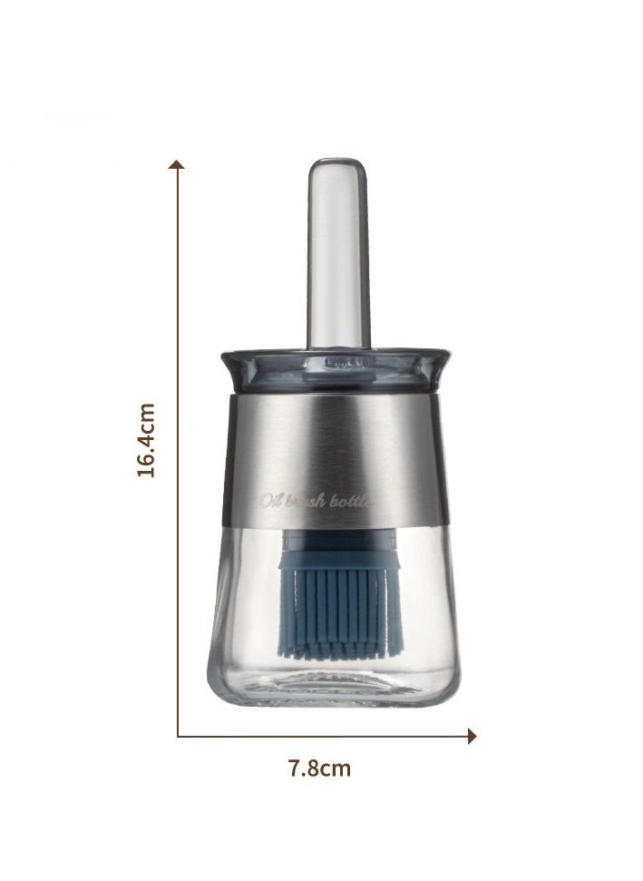Silicone Oil Bbrush For Household Use Heat-resistant Oil Brush With Bottle Packaging Oil Pot Outdoor Barbecue Oil Brush One
Body Oil Brush Bottle