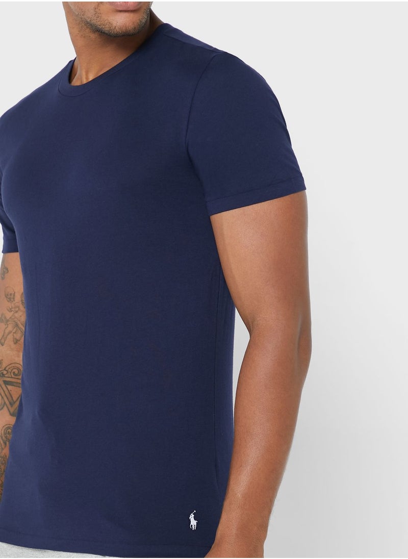 3 Pack Assorted Crew Neck T-Shirt