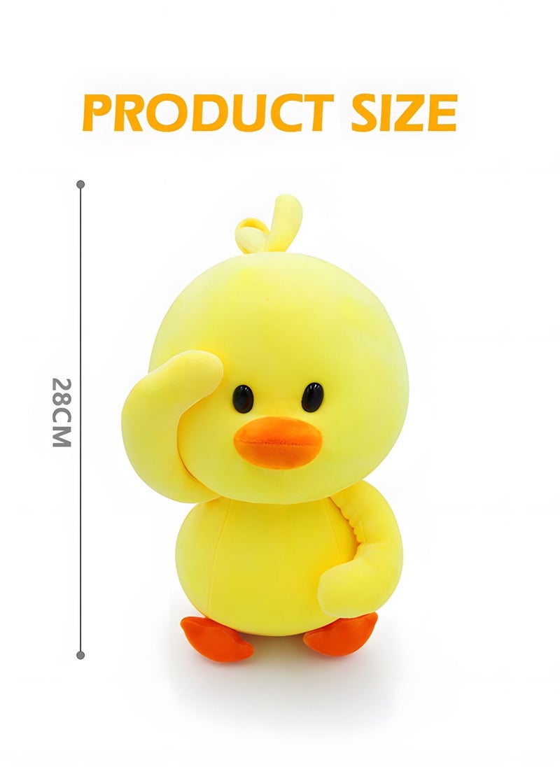 28CM Duck Stuffed Animals Plush Toys, Lovely Plushies for Animal Themed Parties,Children's Companion Toy