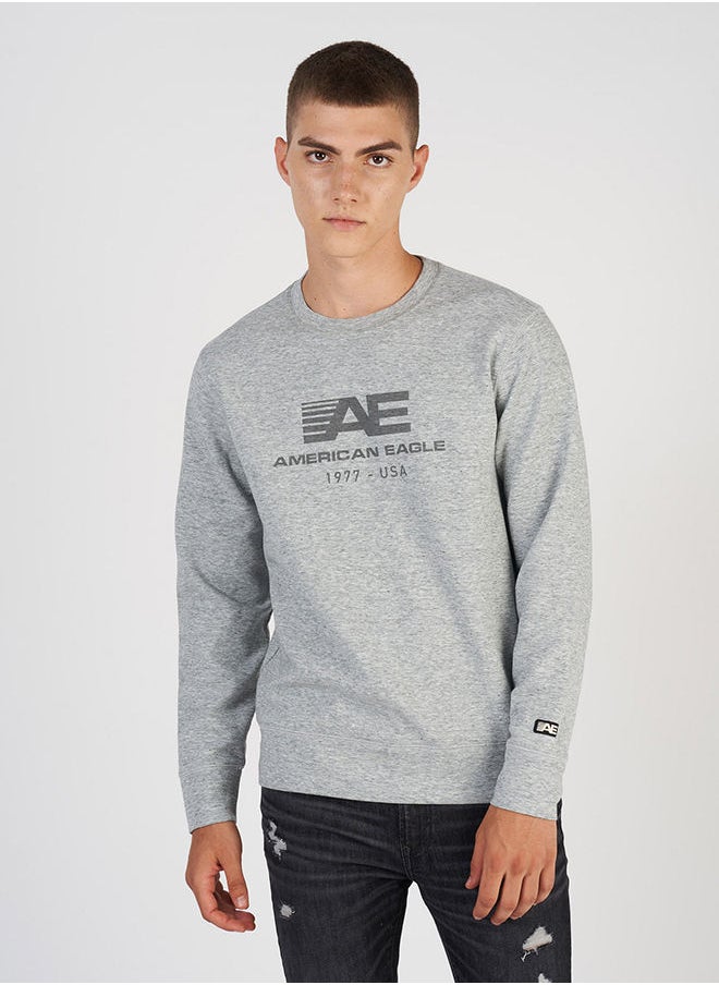 AE Active 24/7 Crew Neck Graphic Sweatshirt