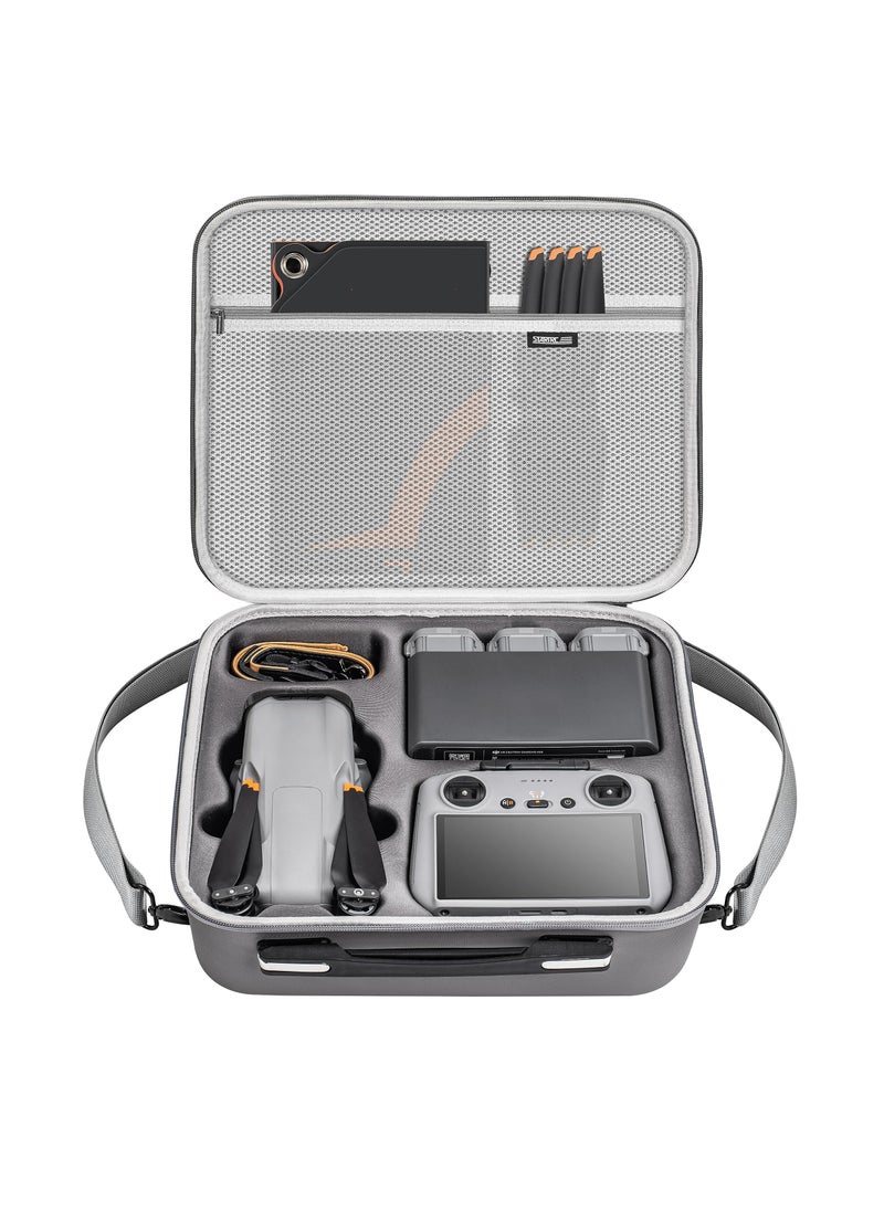 Case Portable Travel Bag Carrying Case for DJI Air 3 Fly More Combo RC 2/RC-N2 Controller Battery Charging Hub and Drone Accessories