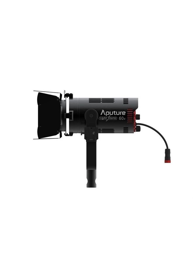 LS 60D Aputure Light Storm 60D 60W Daylight Focusing LED Video Light Support App Control, Built-in 8 Lighting FX, Barn Doors Included