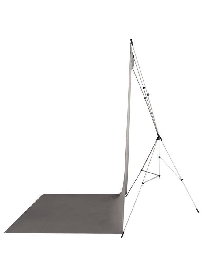 X-Drop 3-Pack Sweep Backdrop Kit (5' x 12') Quick Assemble, Portable Background for Portrait Photography and Headshots