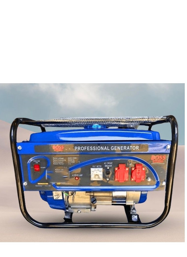 Boss Portable Gasoline Generator With 15L Capacity For Outdoor Use, Winter Collection | JL-GG-2500A