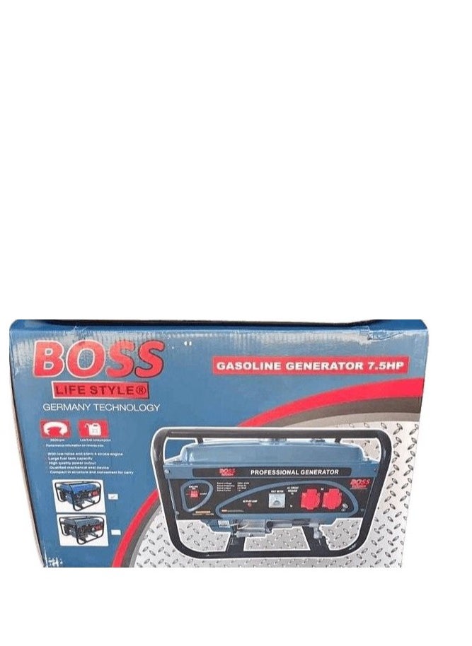 Boss Portable Gasoline Generator With 15L Capacity For Outdoor Use, Winter Collection | JL-GG-2500A