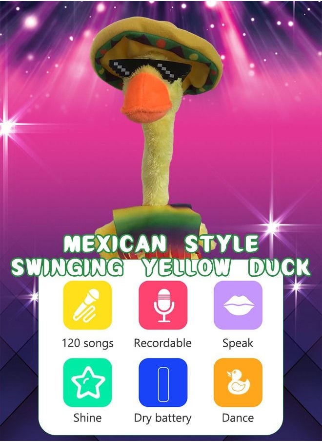 GROIC Dancing and Sing Duck Plush Toys with 120 Arabic Songs