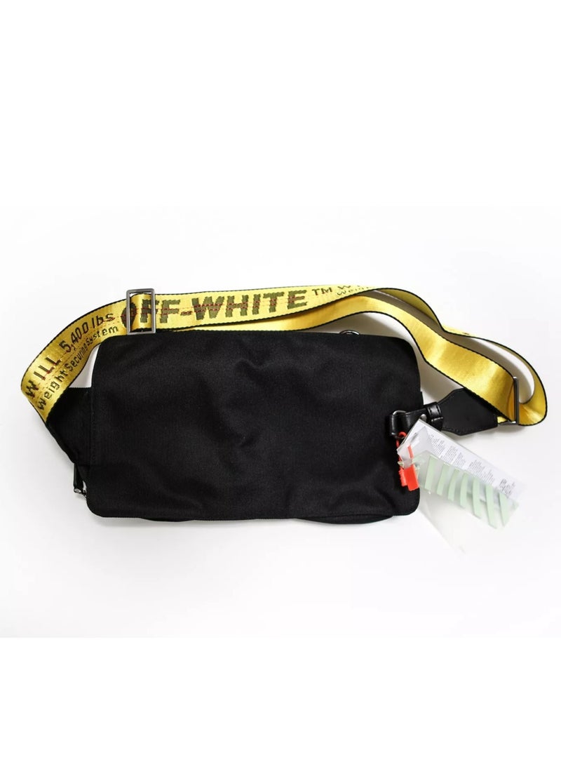 Off White Cordura Fanny Black Bag