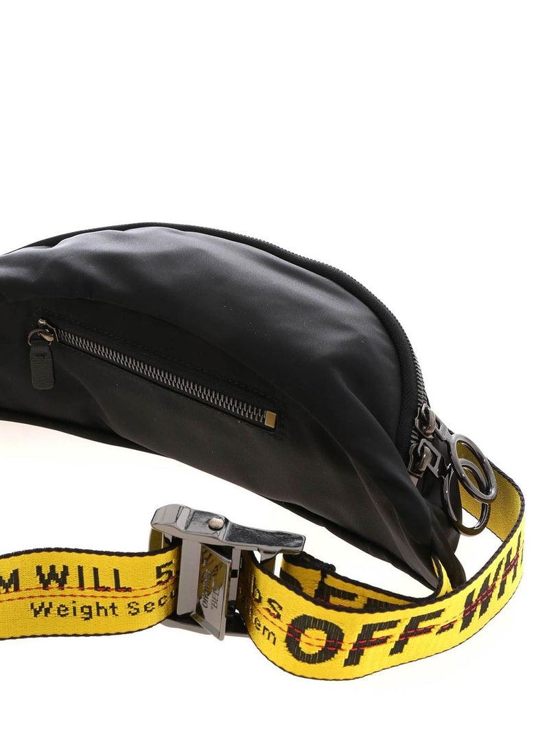 Off White Waist bag with Industrial belt