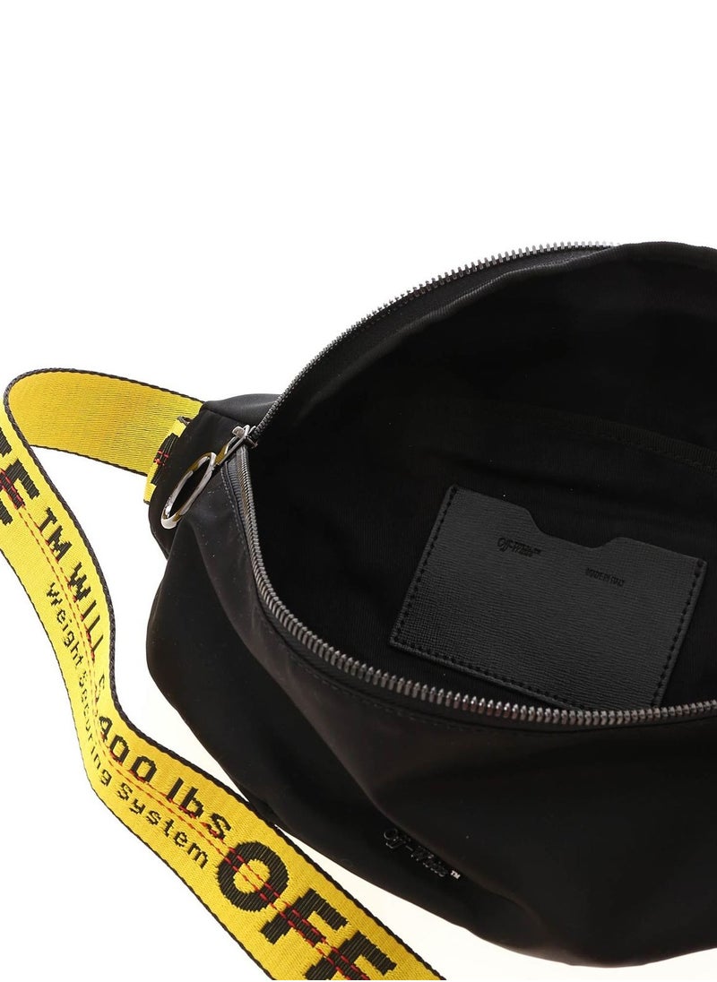 Off White Waist bag with Industrial belt