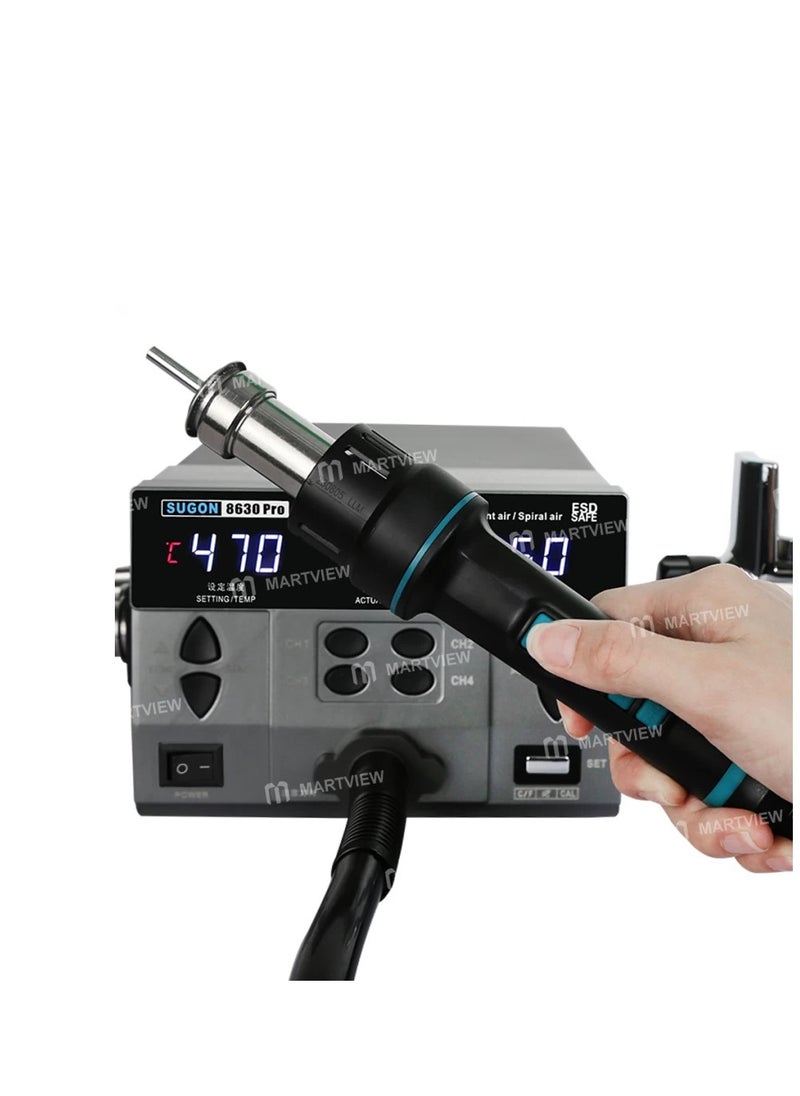 Sugon 8630Pro 1300W Intelligent Digital Display Hot Air Gun BGA Desoldering Rework Station