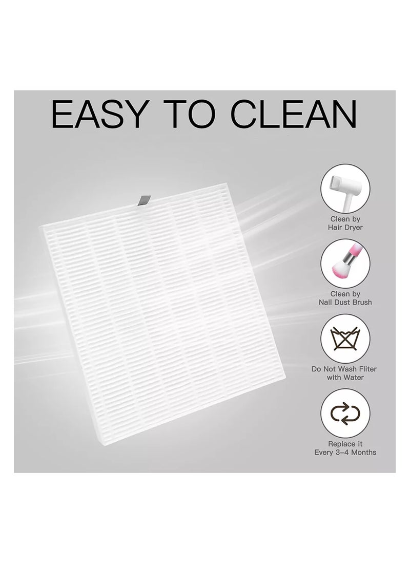 Brunson Nail Dust Collector Filter – Replaceable High-Density Vacuum Cleaner Accessory for Manicure Machines Filter 1pc