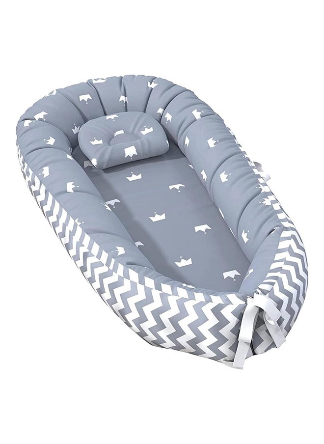 Baby Lounger With Pillow, Memory Foam Base, 0 - 12 Months