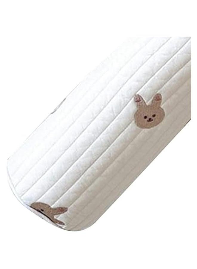 Infants Avoid Roll Side Sleep Pillow, Infants Body Pillow, Soft Cotton Neck Support Cushion Toddler Positioning Back Cushion Accompany Sleeping Pillow for Uni Baby(Bunny)